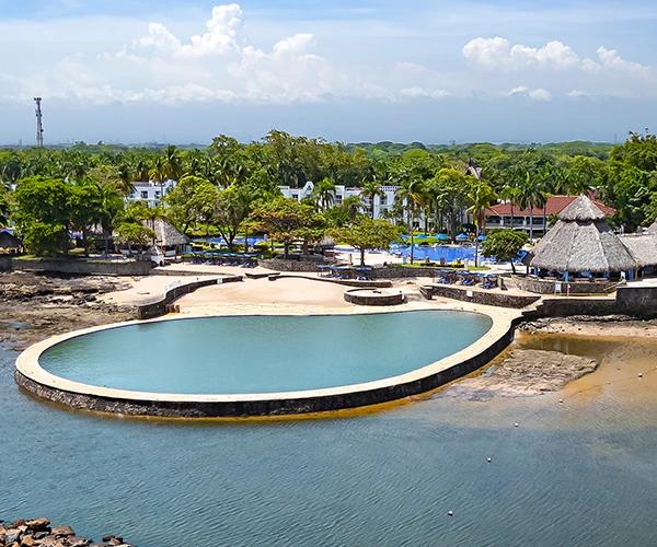 Piscina de agua salada
